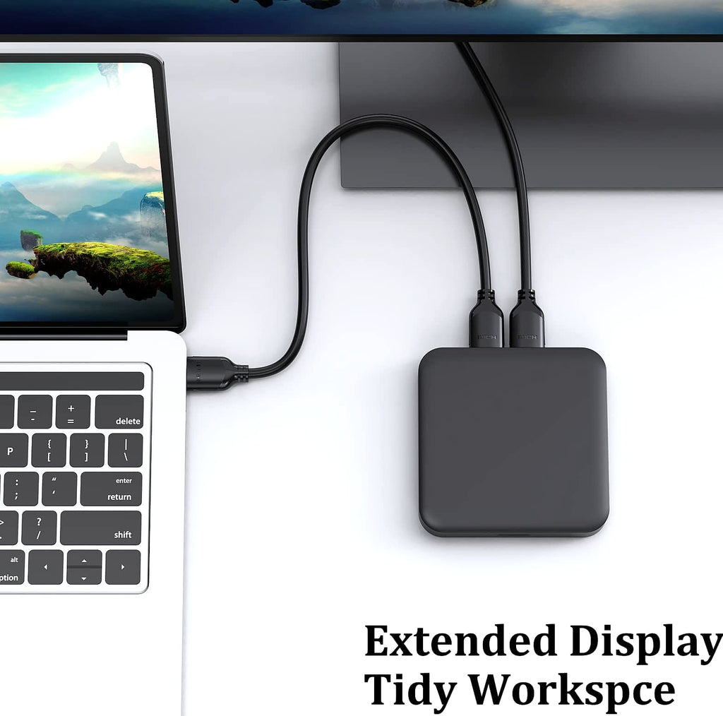 UVOOI 1ft HDMI 2.0 Cable 2-Pack, 4K@60Hz High Speed