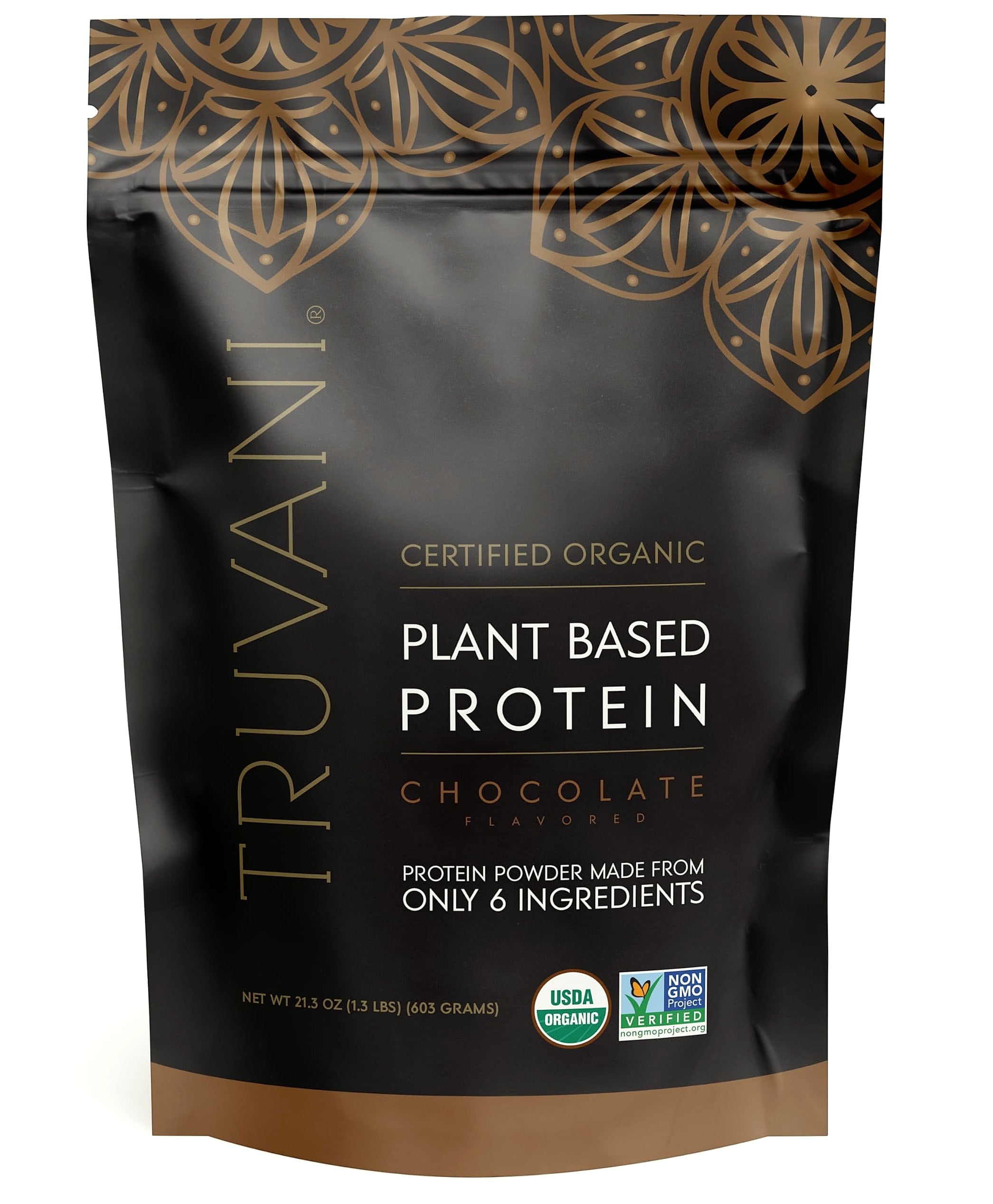 Truvani Organic Plant Based Protein Powder Vanilla 20g Pea