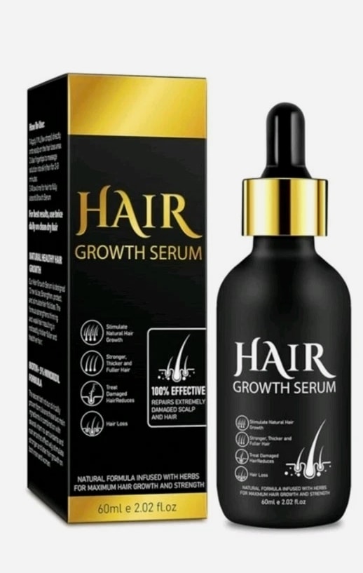 Hair Growth Serum with Biotin 2.02 fL oz - Unisex Hair Loss Treatment