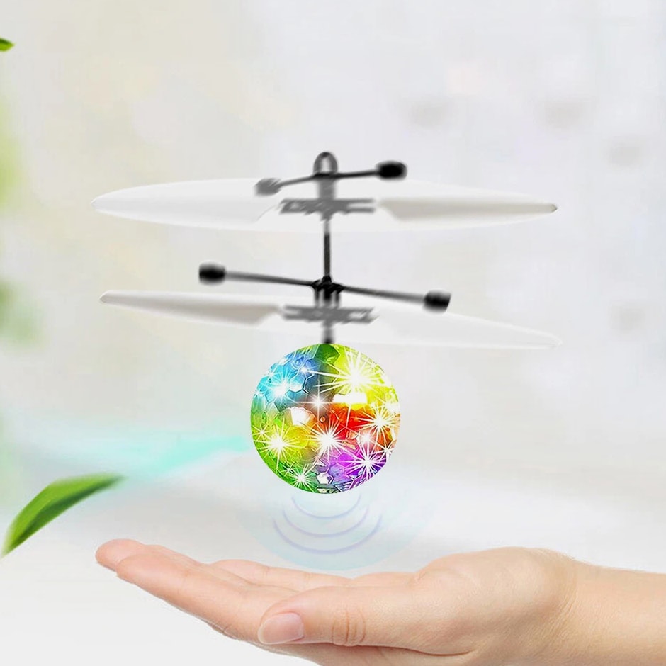 Toys for Boys Flying Ball LED 3 4 5 6 7 8 9 10 11 Year Old Kids Birthday Gifts