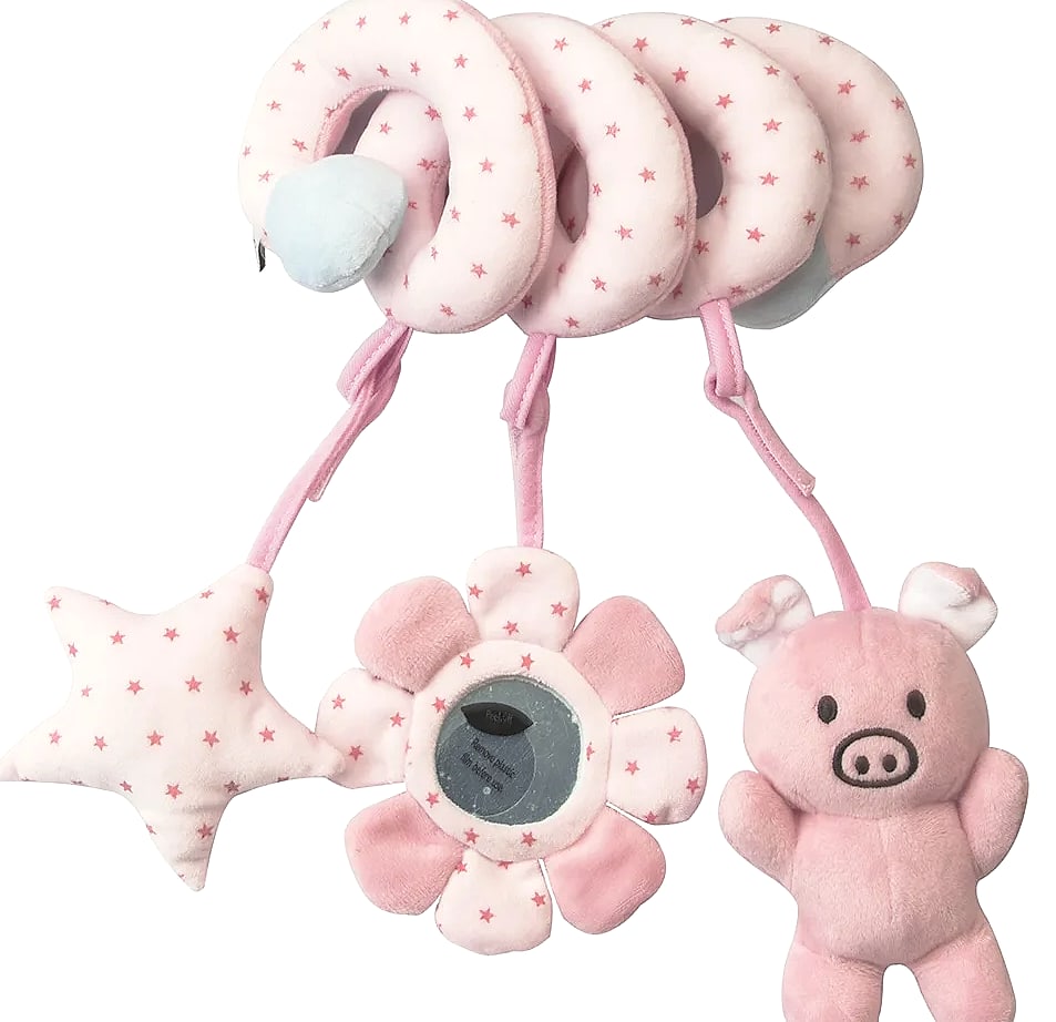 QWZ Infant Spiral Activity Hanging Toys for Car Seat Stroller Crib
