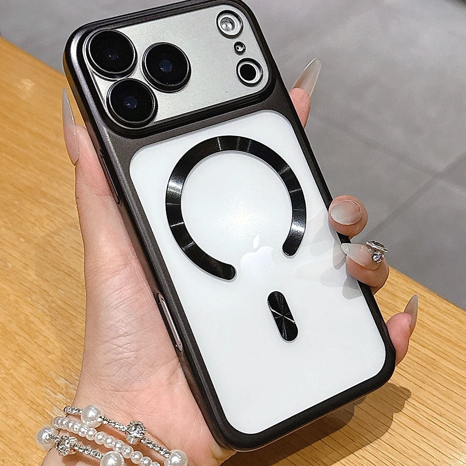 Matte Translucent Magnetic iPhone 17 Pro Max Case with Magsafe