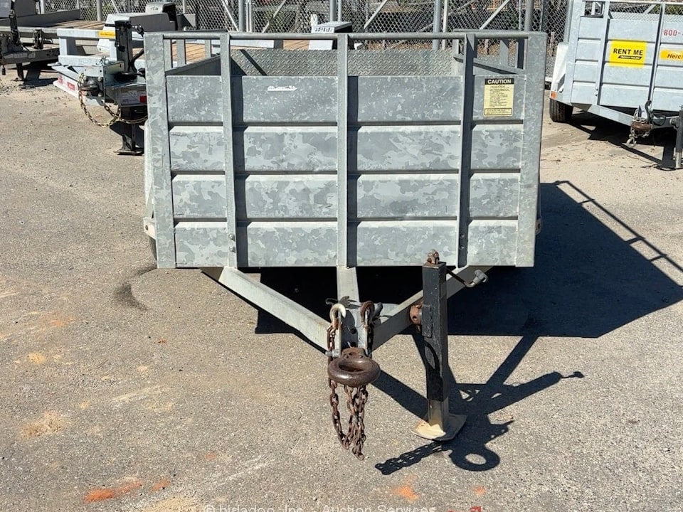 2018 Best Trailer Inc 5X8US Single Axle 8' Utility Equipment Box Trailer with Ramp