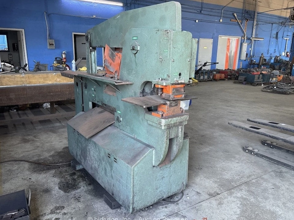 2016 Scotchman 9012-24M Hydraulic Ironworker Shear Punch Press Station bidadoo