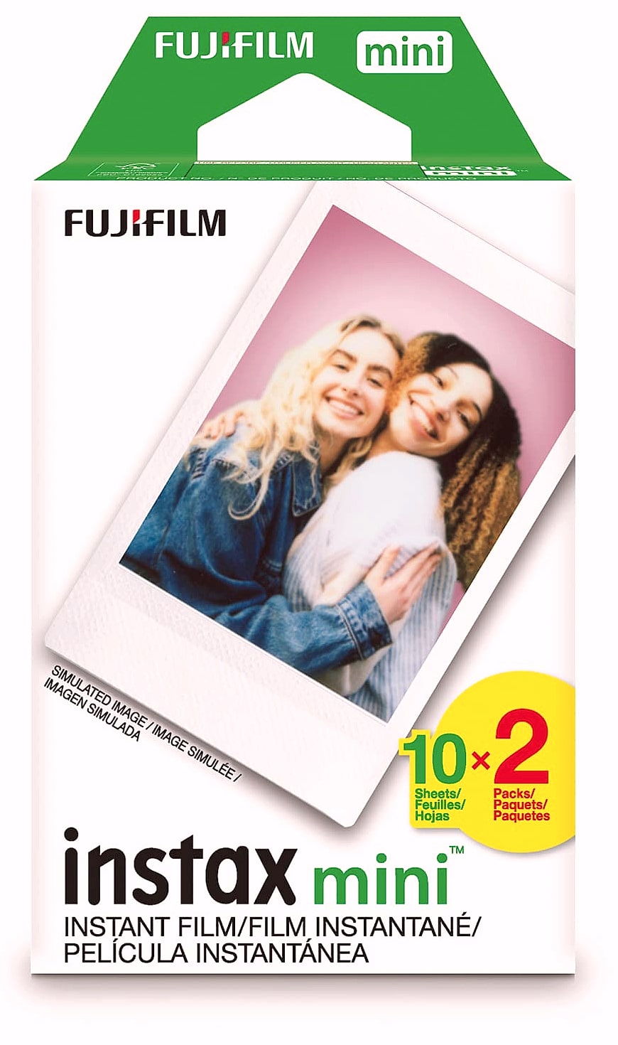 Fujifilm Instax Mini Instant Film Twin Pack, 20 Exposures
