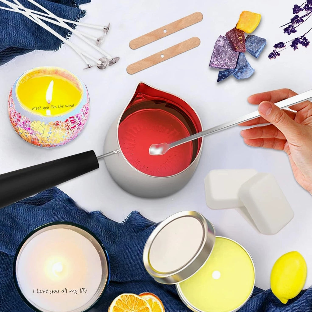 Candle Making Kit for Beginners Adults, Medium Candle, Multi-Color