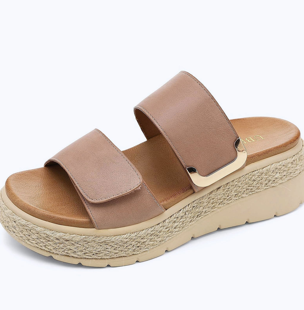 UBFEN Womens Platform Wedge Sandals with Orthopedic Support