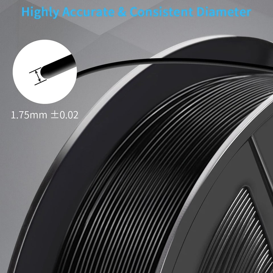 SUNLU 10×1KG 1.75MM PETG Filament High toughness 3D Printer Consumables