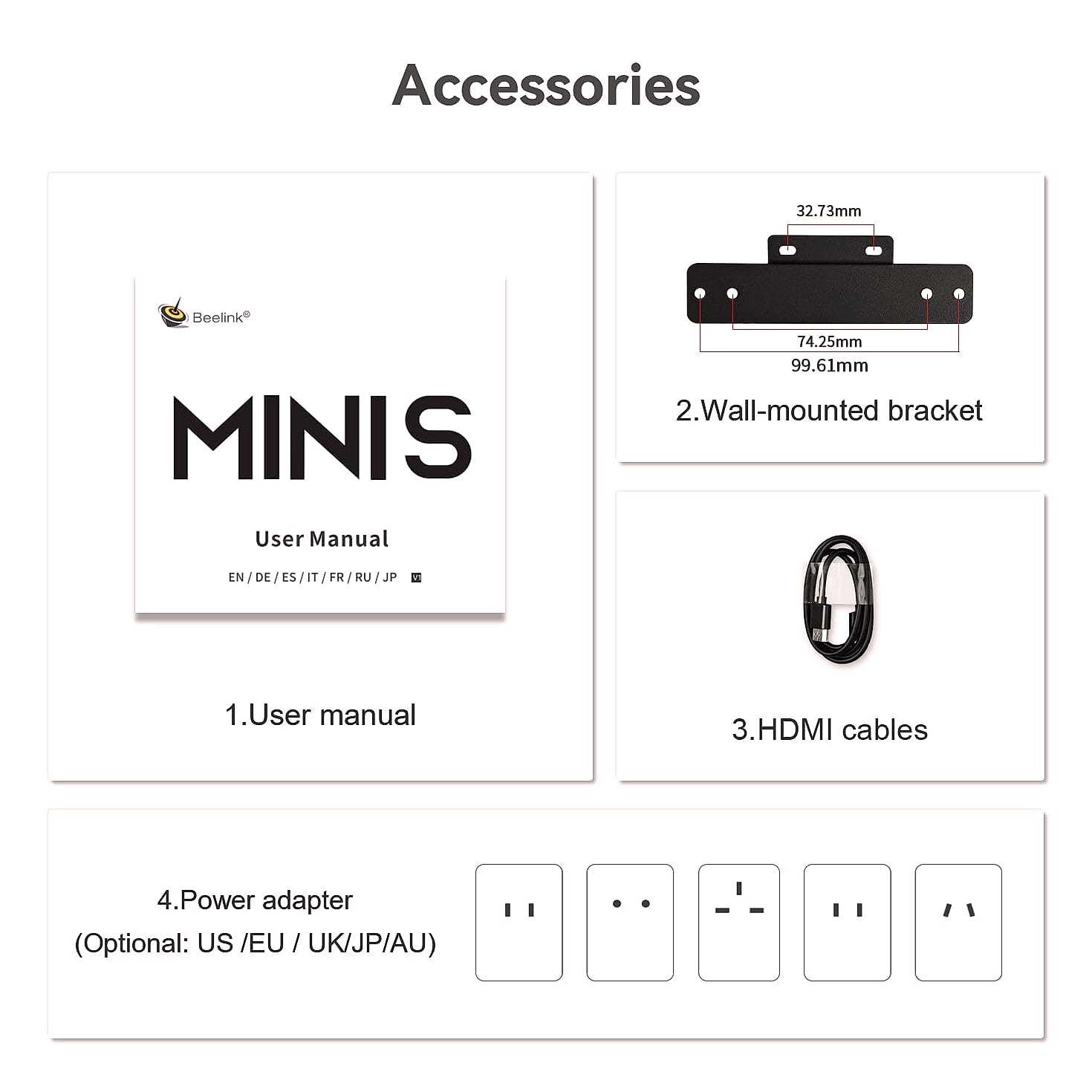 Beelink Mini S12 Intel N95 Mini PC, 12GB RAM 256GB SSD