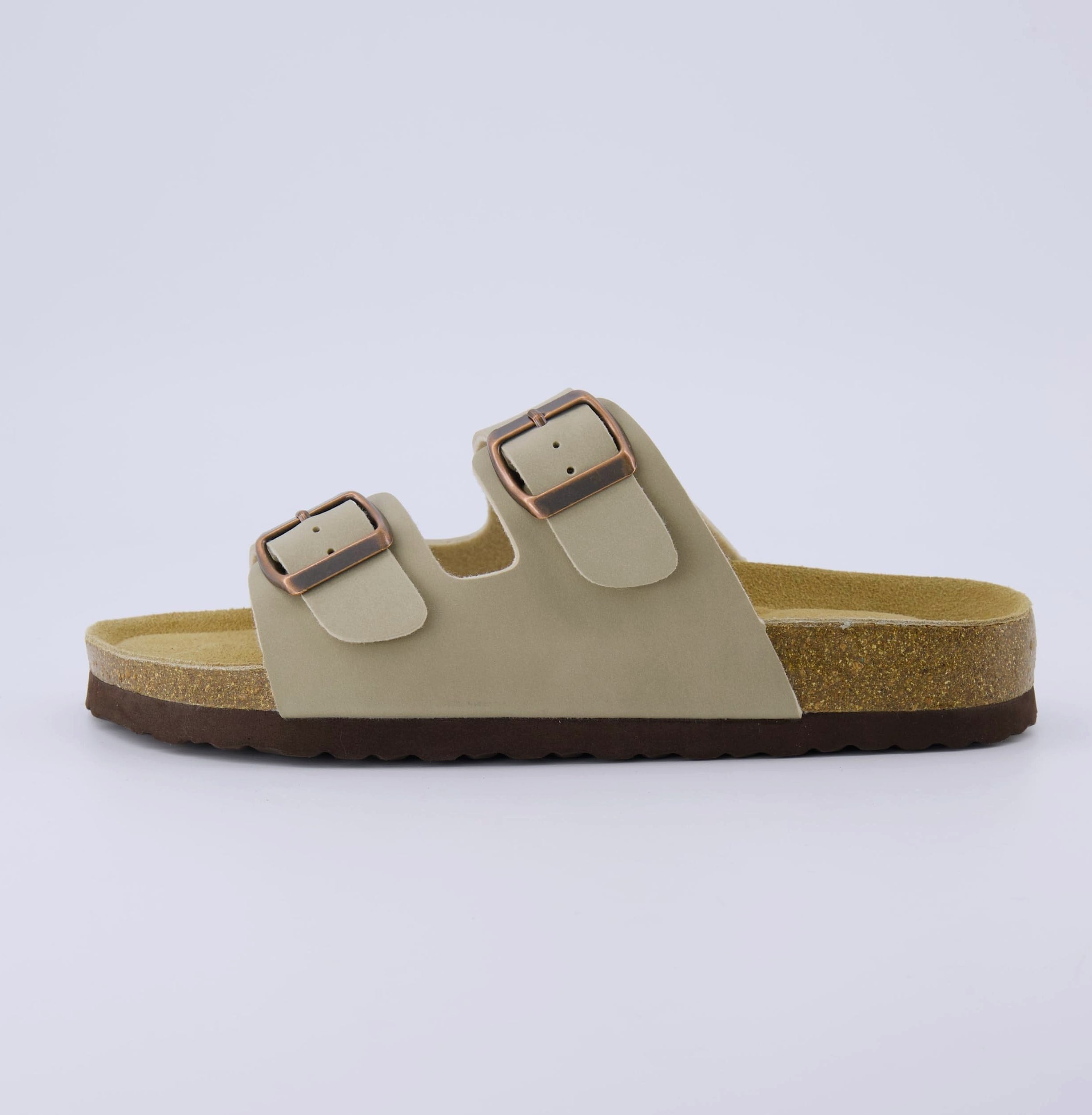 CUSHIONAIRE Lane Cork Footbed Womens Sandals with Arch Support