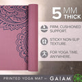 5mm Thick Non-Slip Yoga Mat, 68" x 24" Lightweight
