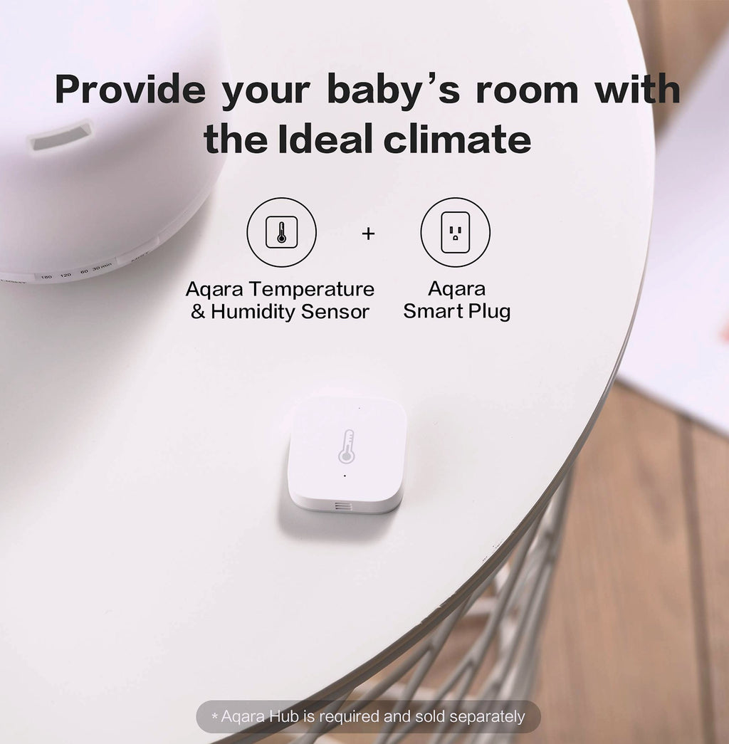 Aqara W100 Smart Climate Sensor with Thread, Zigbee, HVAC Control