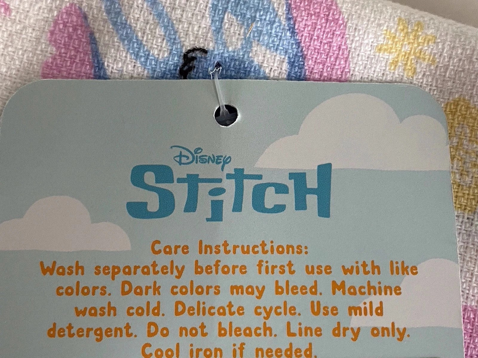 2 Pack Disney Stitch Hand Kitchen Towels Easter Eggs Spring 16 X 26” NEW