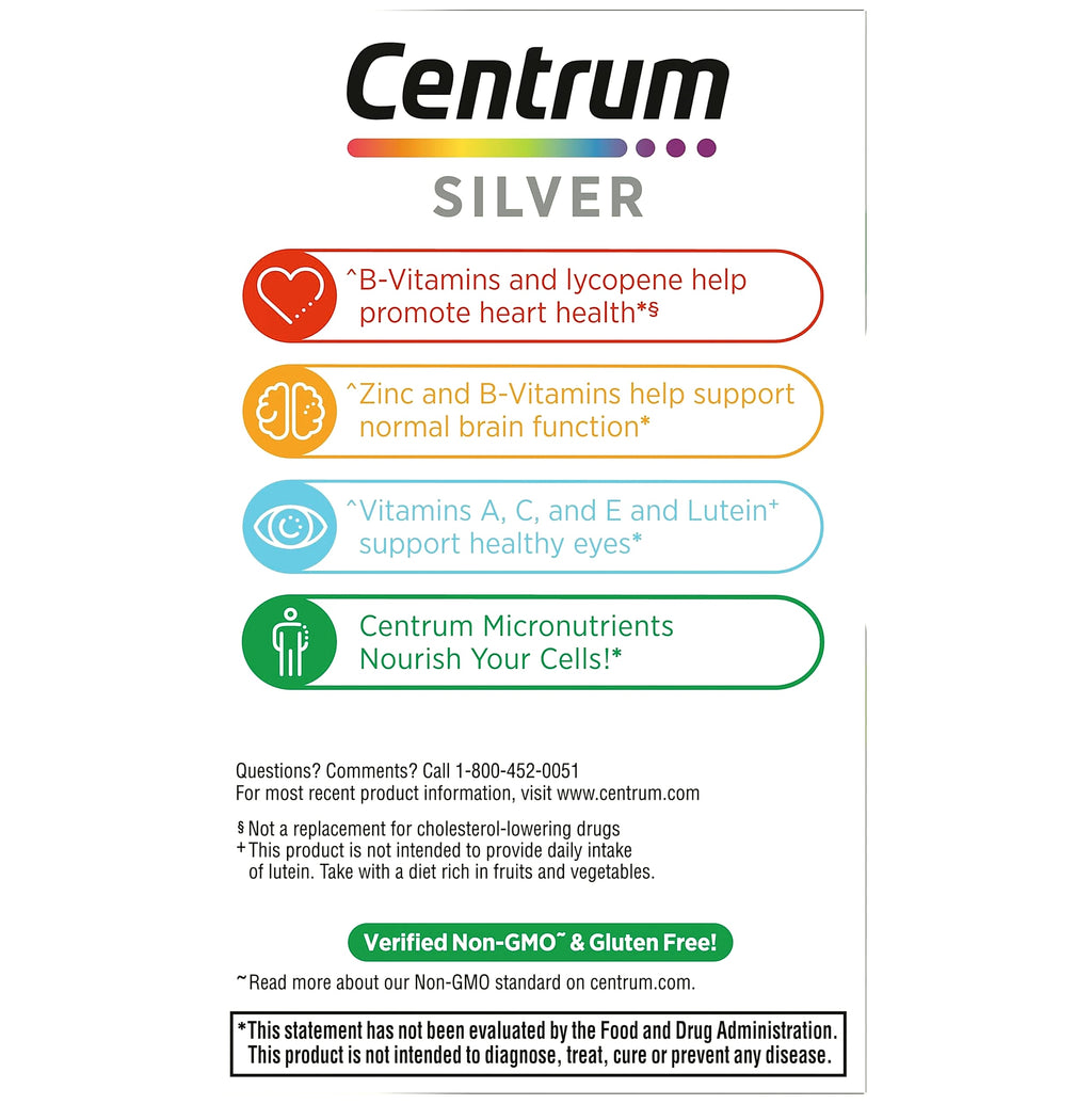 Centrum Silver Multivitamin for Adults 50 Plus, 125 Count