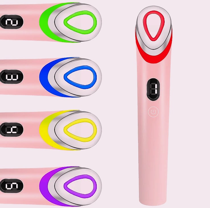 Dr. Realpen Booster Pro LED Eye Beauty Wand with 7 Color Light Therapy