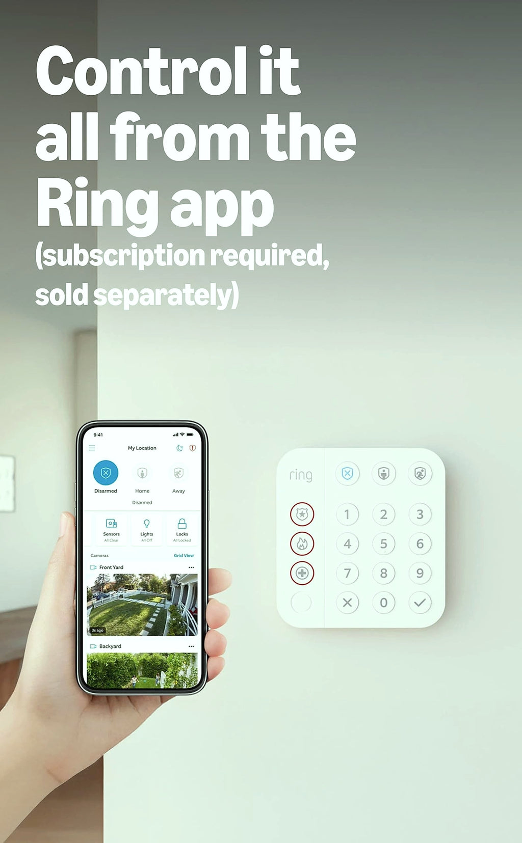 Ring Alarm 5-Piece Kit wireless home security system