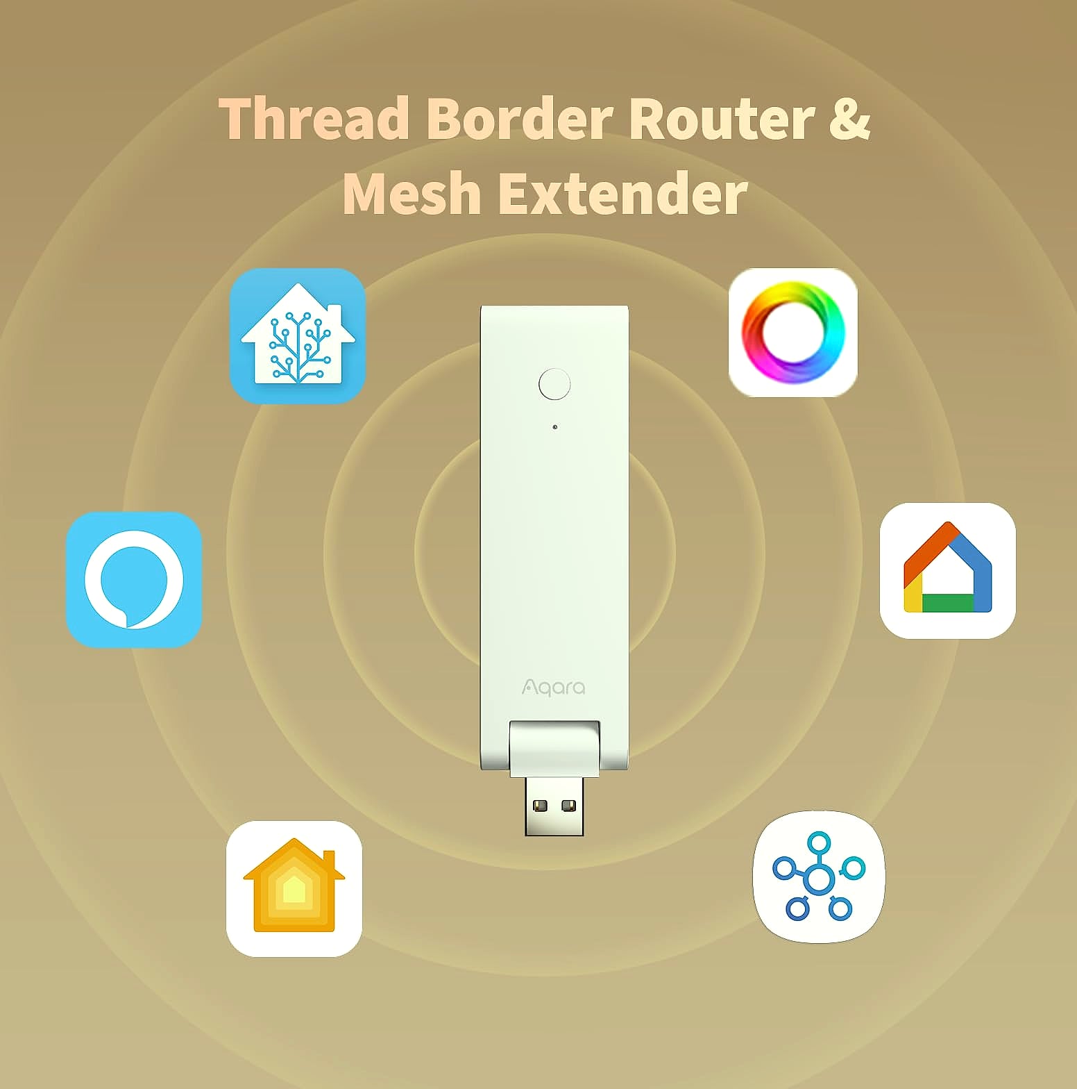 Aqara M100 Zigbee Hub with Temperature Humidity Sensor Kit