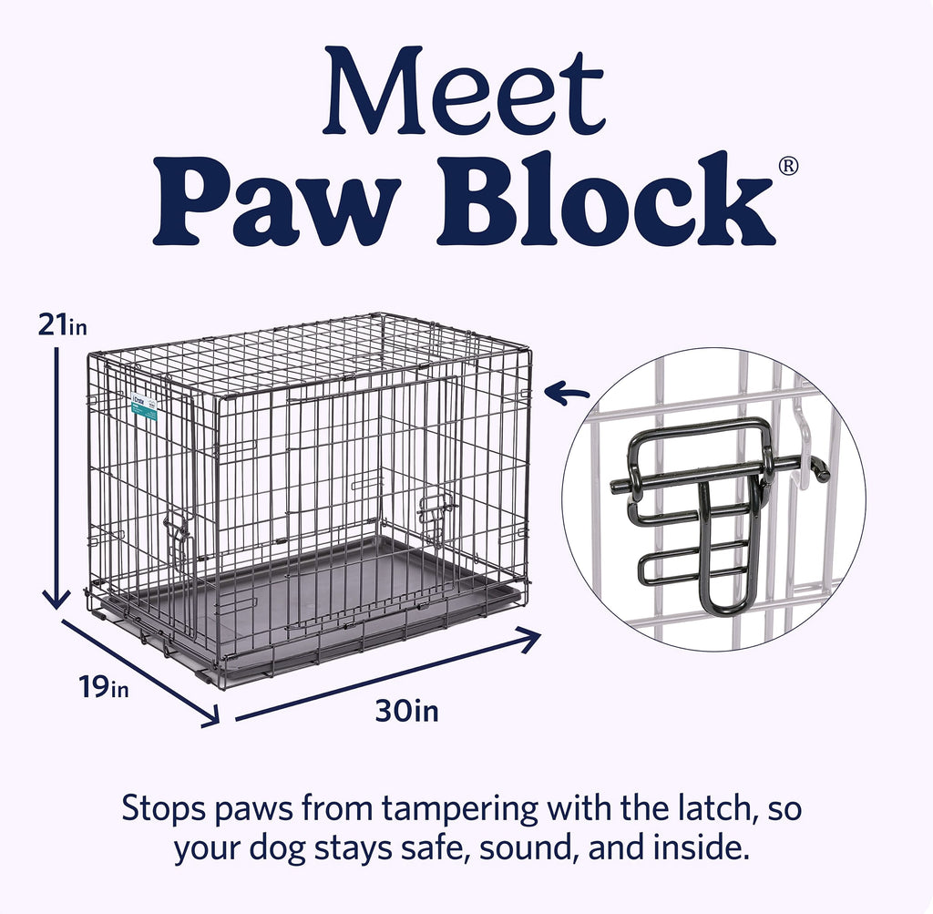 MidWest Homes for Pets 30-Inch iCrate Dog Crate for Medium Breeds