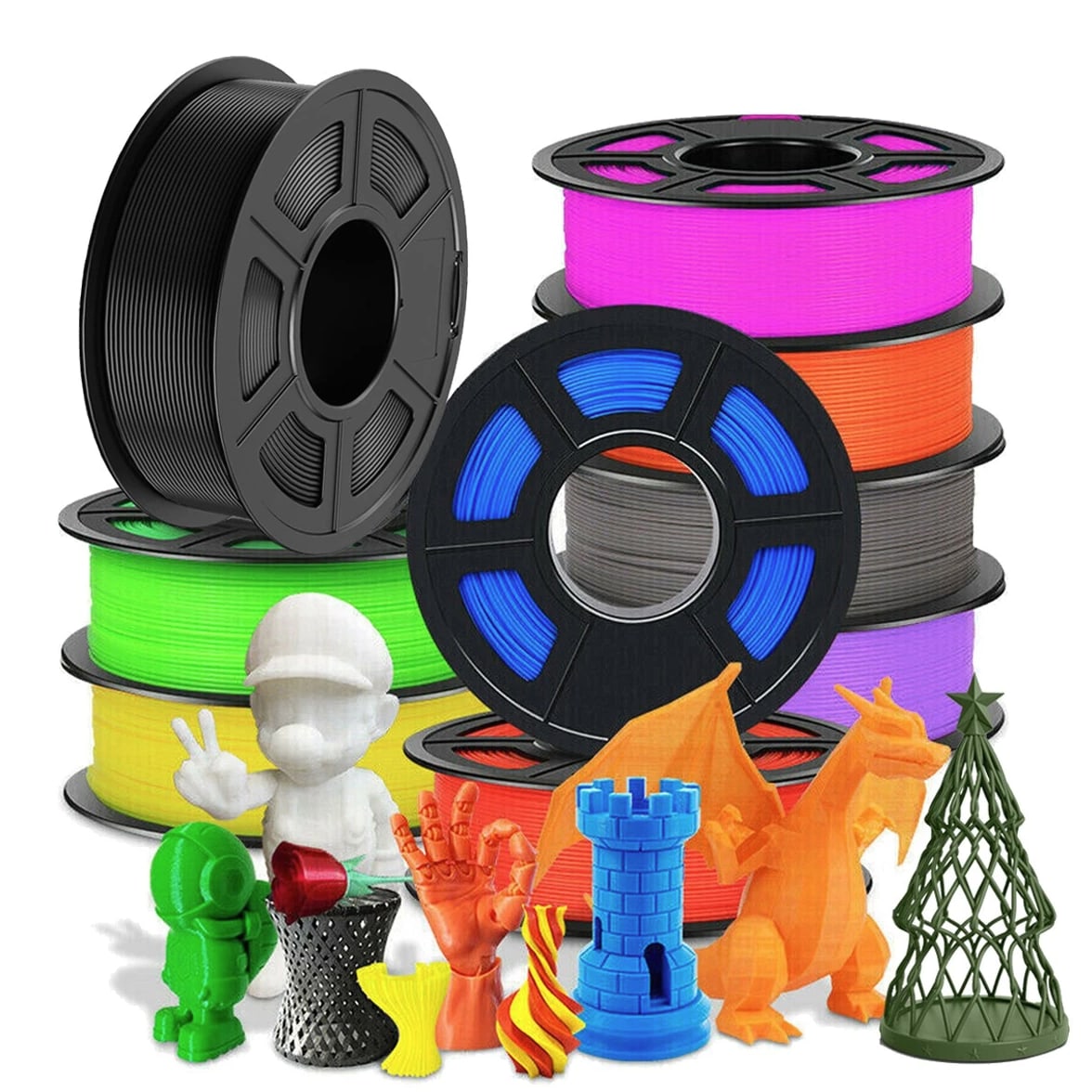 [BUY 10 PAY 6]JAYO PETG Matte PLA PLA+ SILK ASA ABS 3D Filament 1.1KG 1.75MM Lot