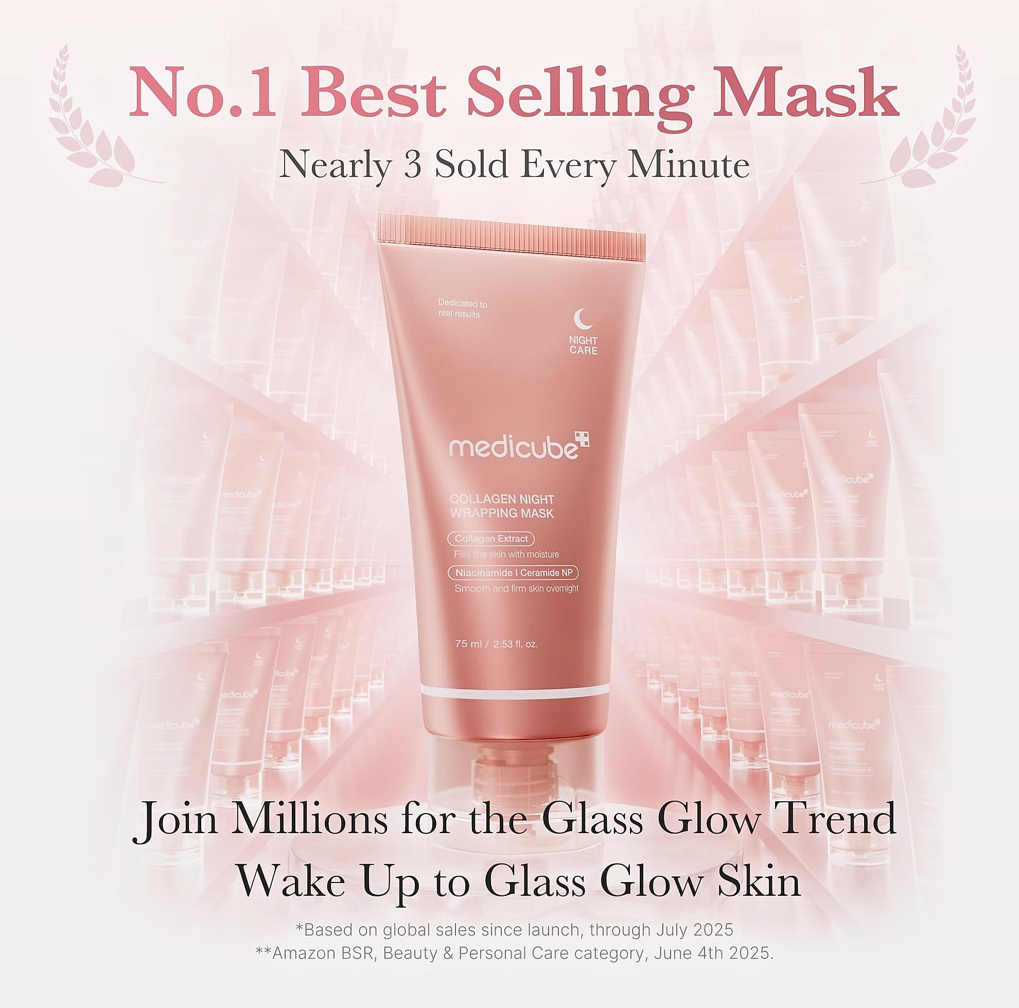 medicube Wrapping Mask Collagen Overnight Peel Off Facial