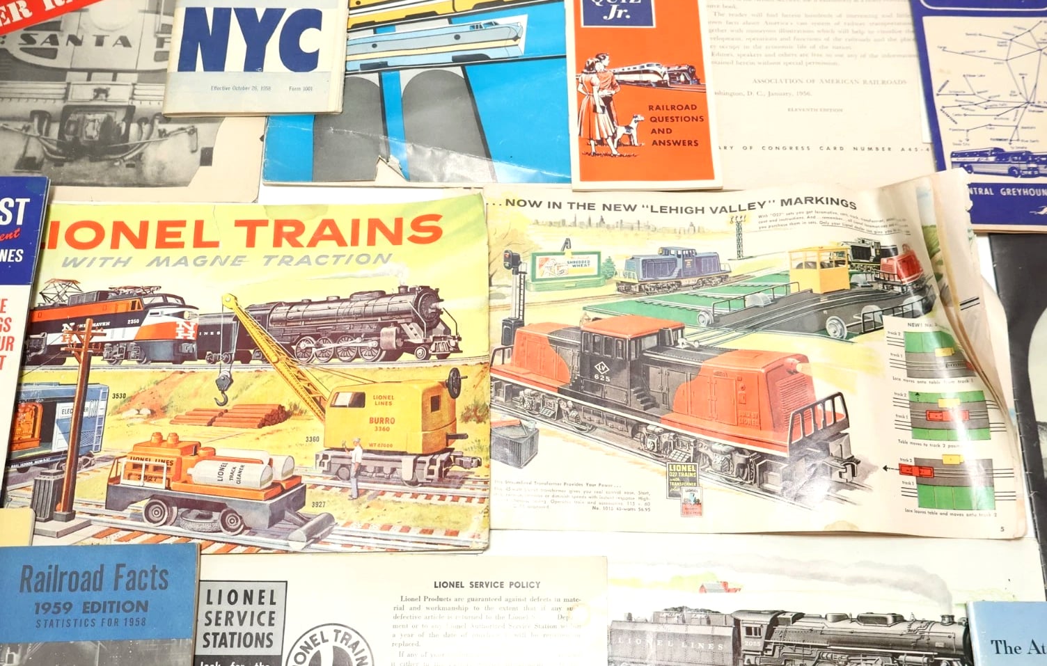 HUGE Lot of Misc. Manuals and Catalogs - Trains and Model Trains