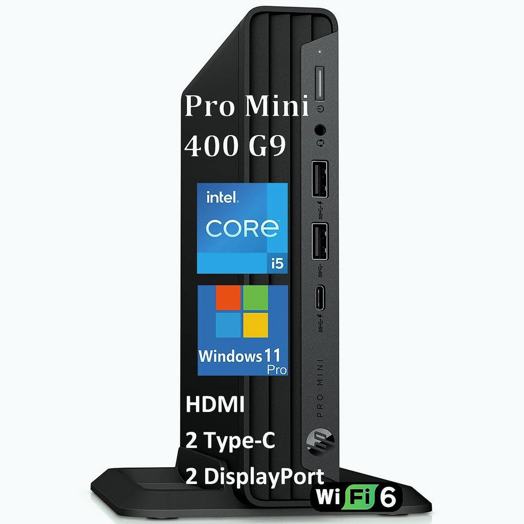 HP 2026 Mini Desktop PC Intel i5-12500T 16GB RAM 512GB SSD