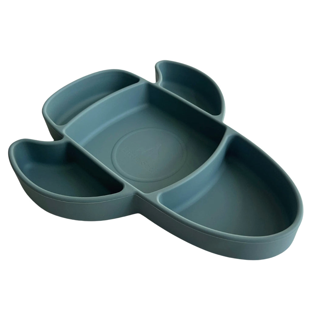 Liitle Sadi Silicone Airplane Toddler Plate, BPA-Free, Baby Plate, Baby Dish.