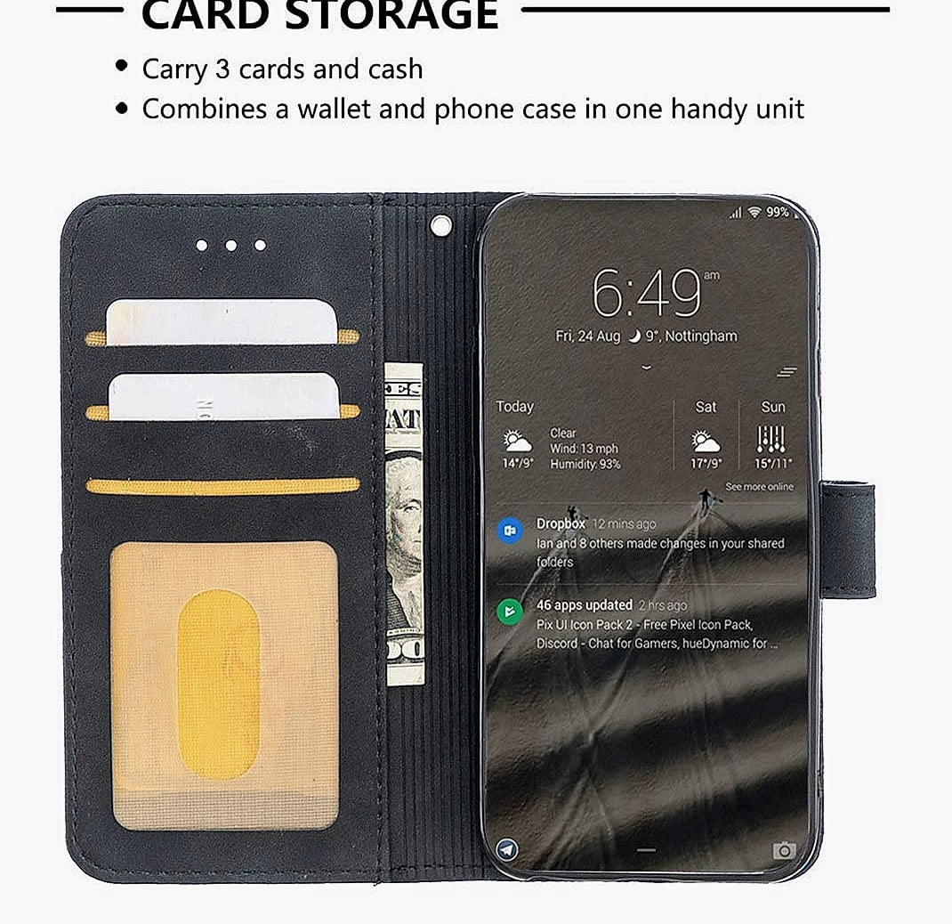 jioeuinly Pine64 Pinephone Pro Leather Wallet Case