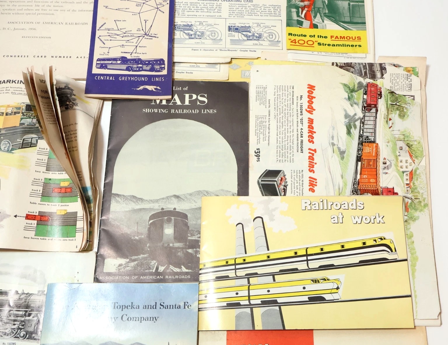 HUGE Lot of Misc. Manuals and Catalogs - Trains and Model Trains