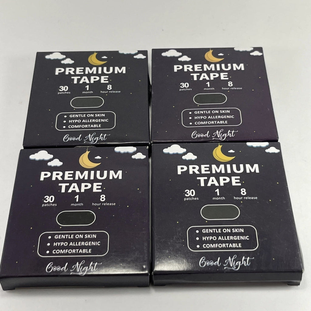Mouth Tape Patches 120 (30 Per Box) Hypoallergenic Premium Comfortable