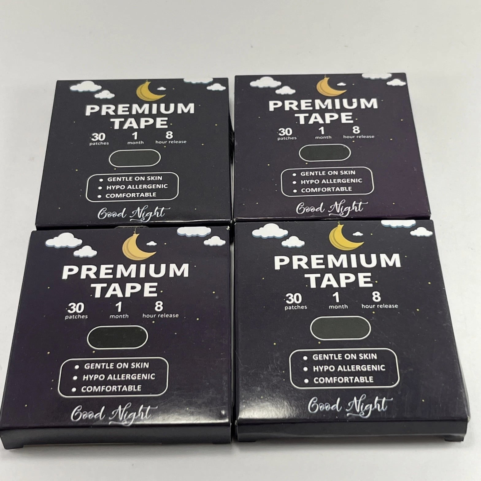 Mouth Tape Patches 120 (30 Per Box) Hypoallergenic Premium Comfortable