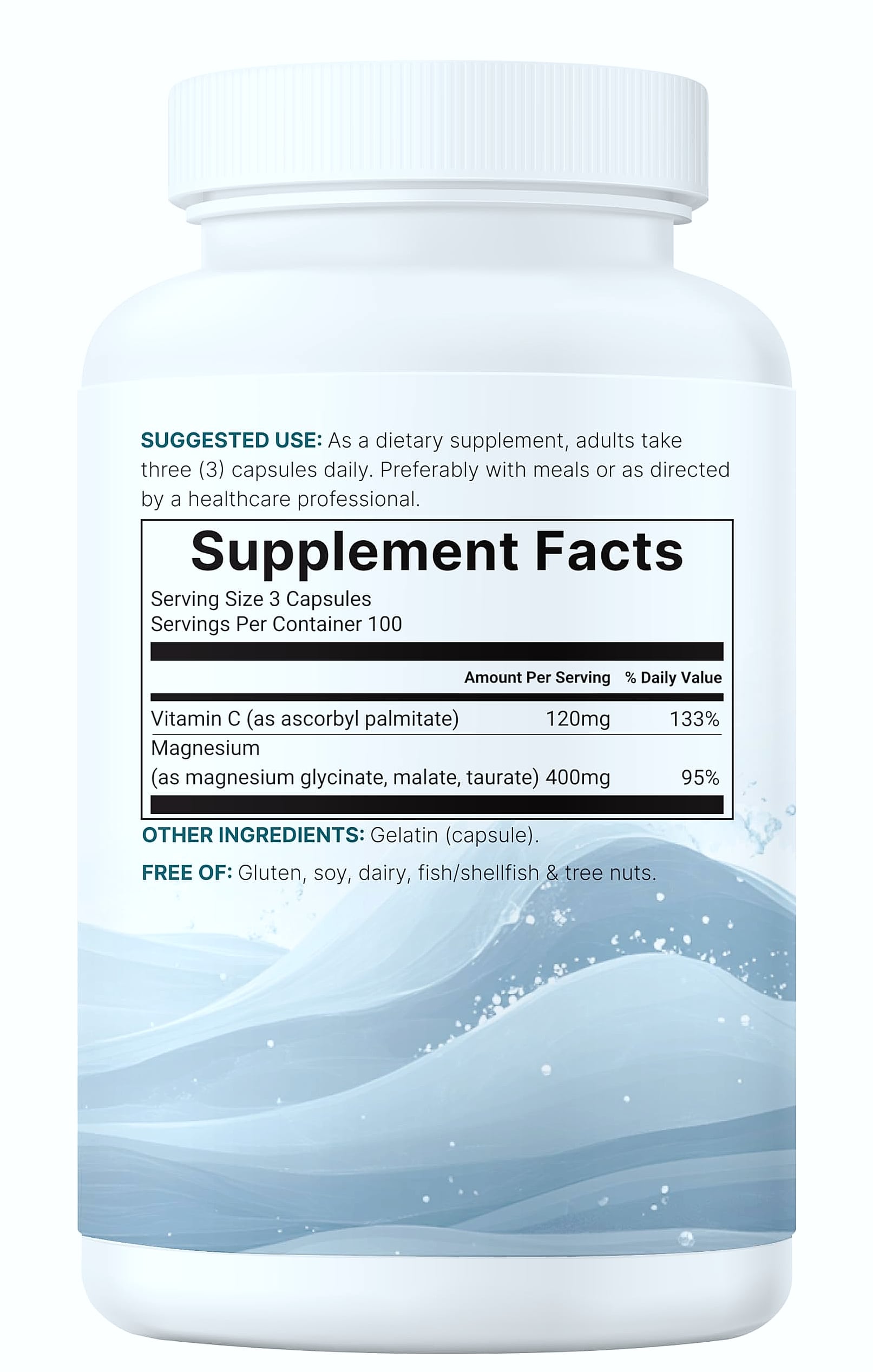 Micro Ingredients Pure Magnesium Complex, 300 Capsules