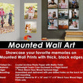 12"x12" Personalized Mounted Wall Art Prints w/ your choice of photo-image 12x12