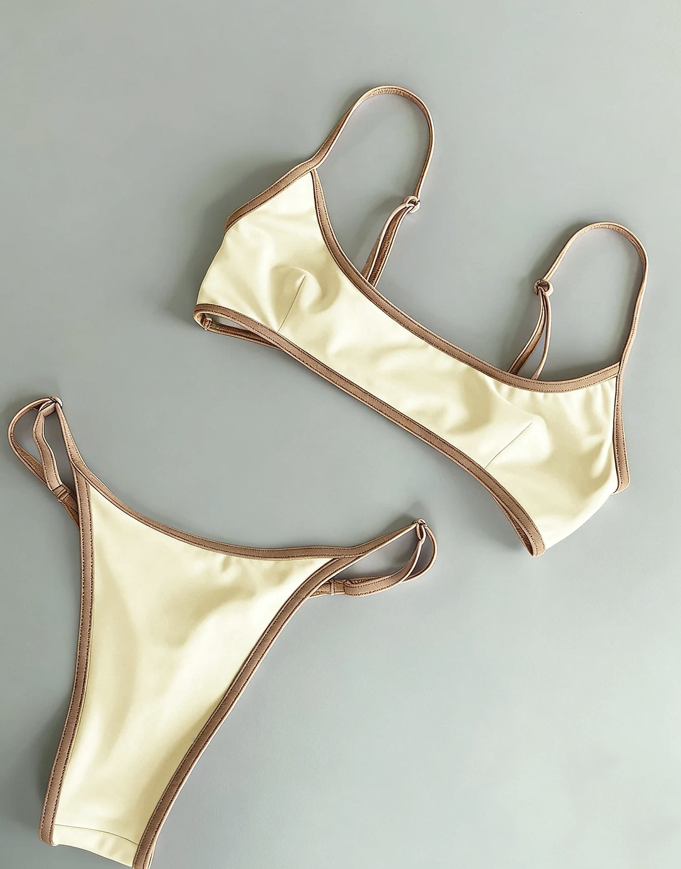 WAVECHO Women's Bikini Set with Chain Detail Swimwear