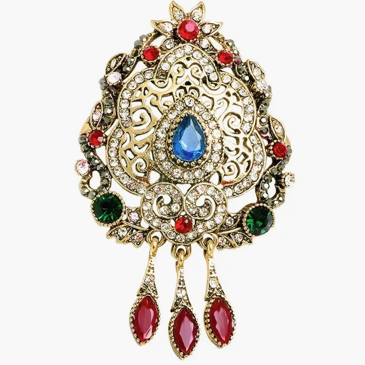 fashion women clothing accessories retro baroque brooch jewelry