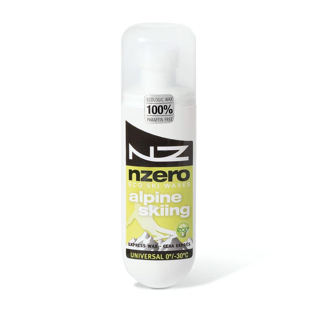 NZEROWAX – Organic Wax, Universal Applicator 100 ml | Wax for Ski, Snow 100% Vegetable, Sustainable and Eco