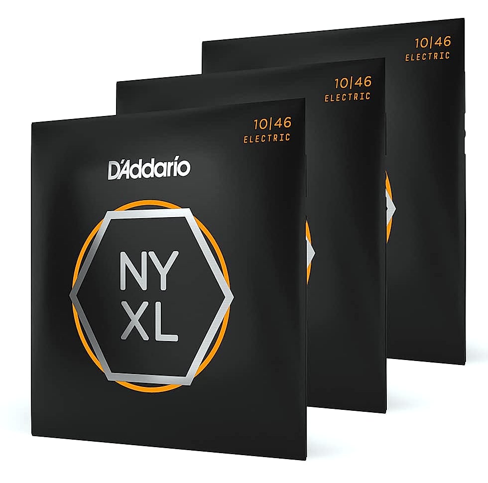 D'Addario NYXL1046-3P Electric Guitar Strings 10-46 3-Pack