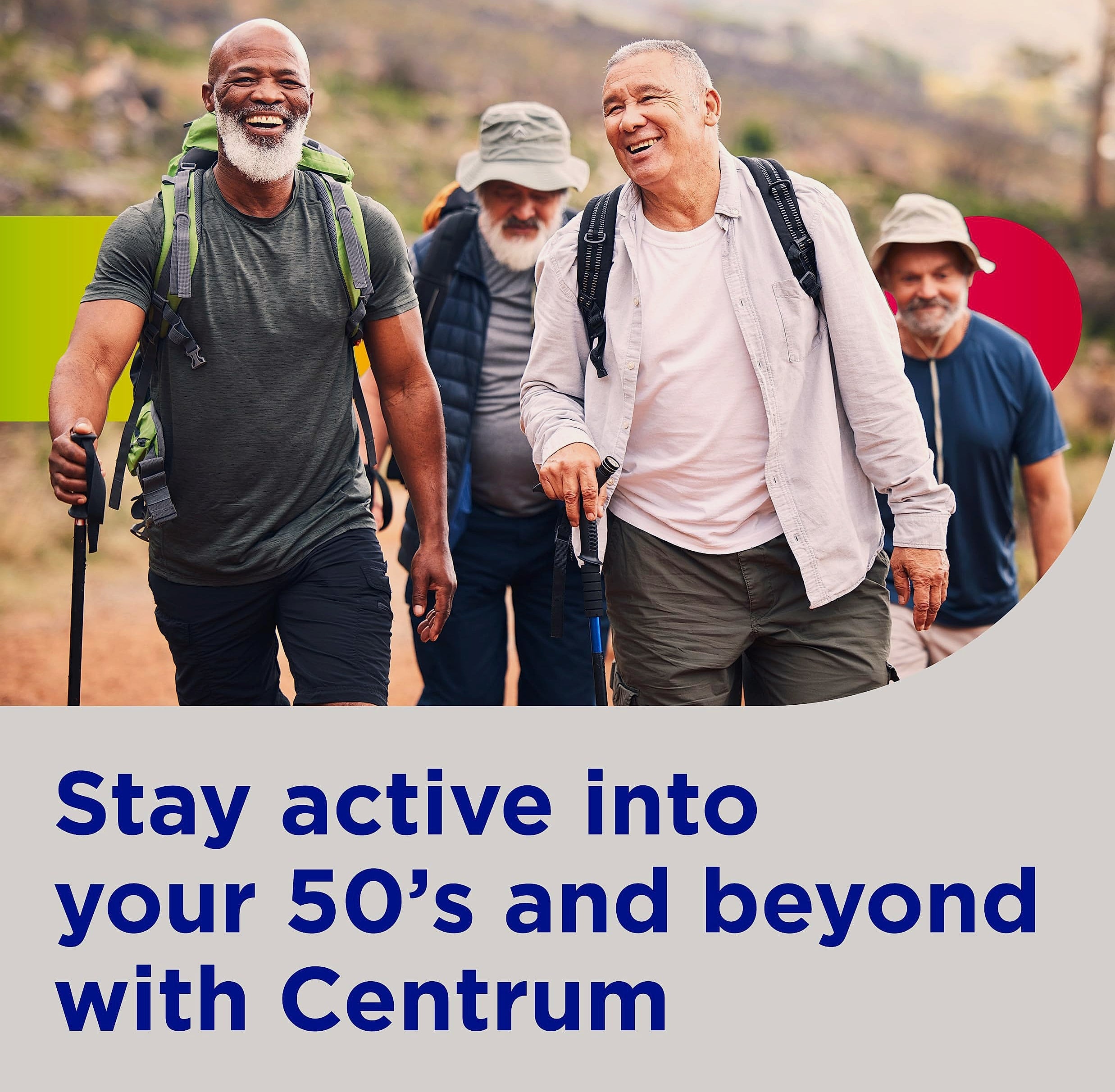 Centrum Silver Men 50+ Multivitamin with D3 and Zinc