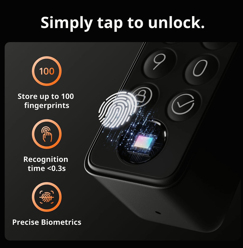 SwitchBot Smart Lock Pro with Remote, Keyless Entry Door Lock