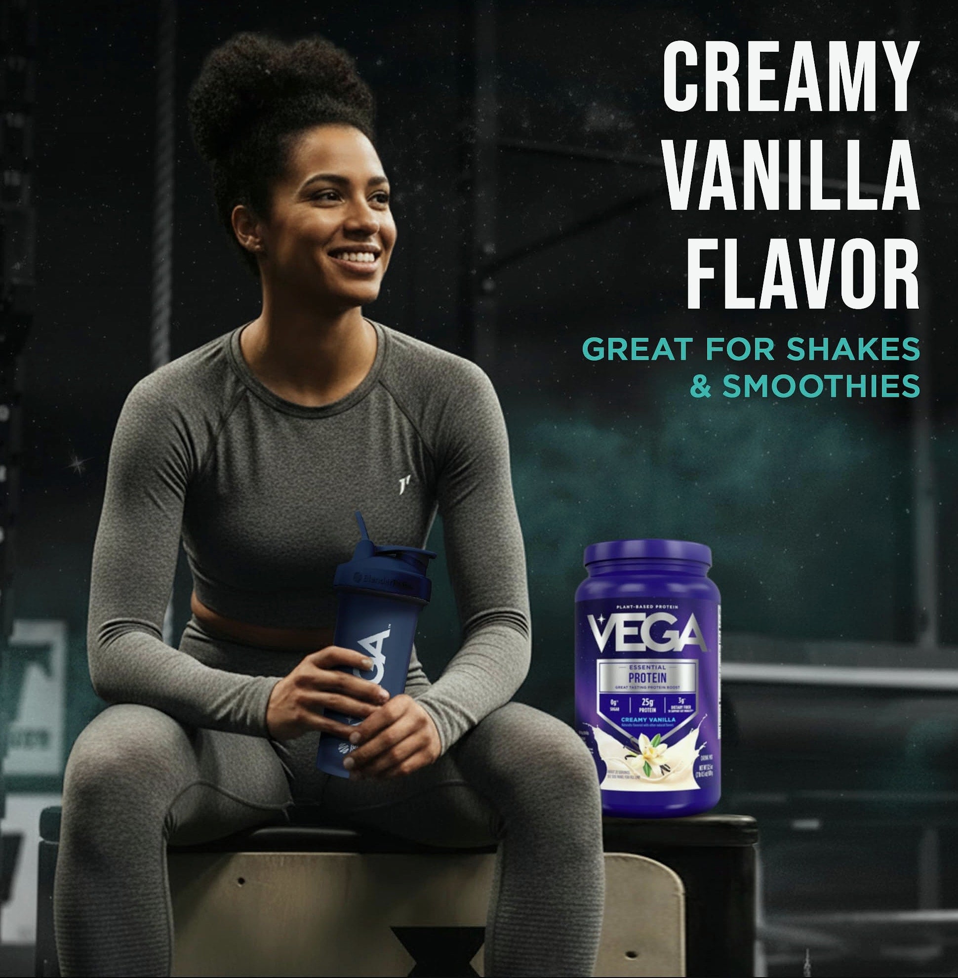 Vega Essential Protein Powder 25g Plant Based Vanilla