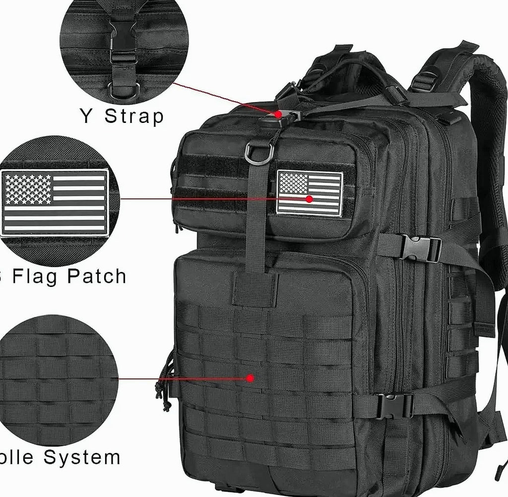 ReFire Gear 45L Tactical Backpack Molle EDC Trekking