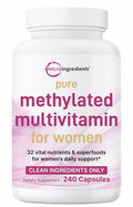 Micro Ingredients Methylated Multivitamin for Women, 240 Capsules