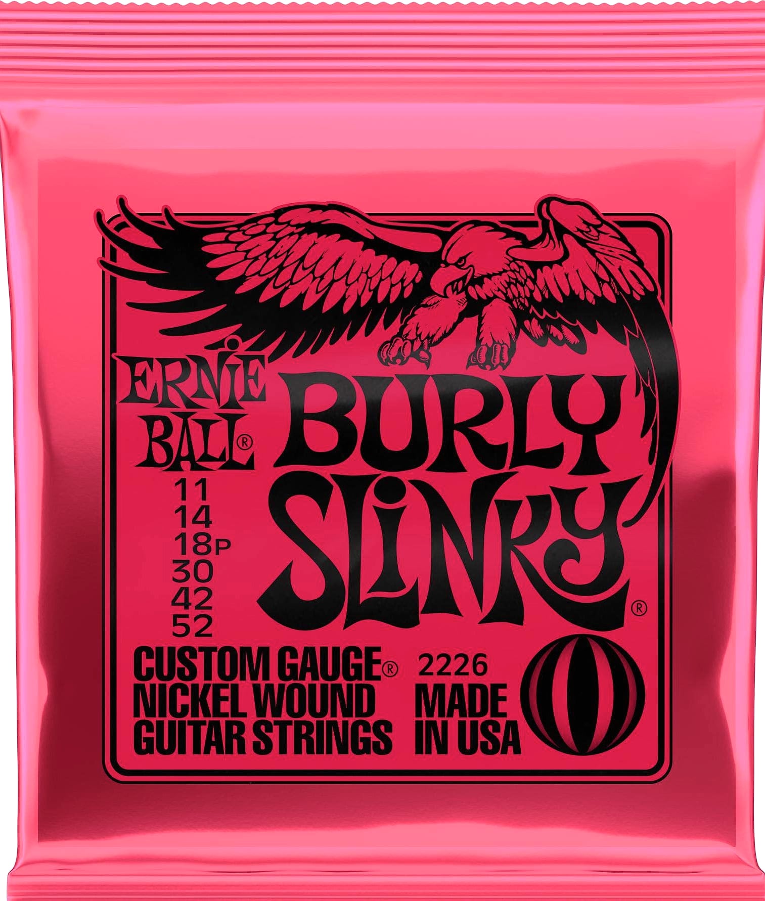 Ernie Ball Regular Slinky Nickel Wound Guitar Strings 10-46