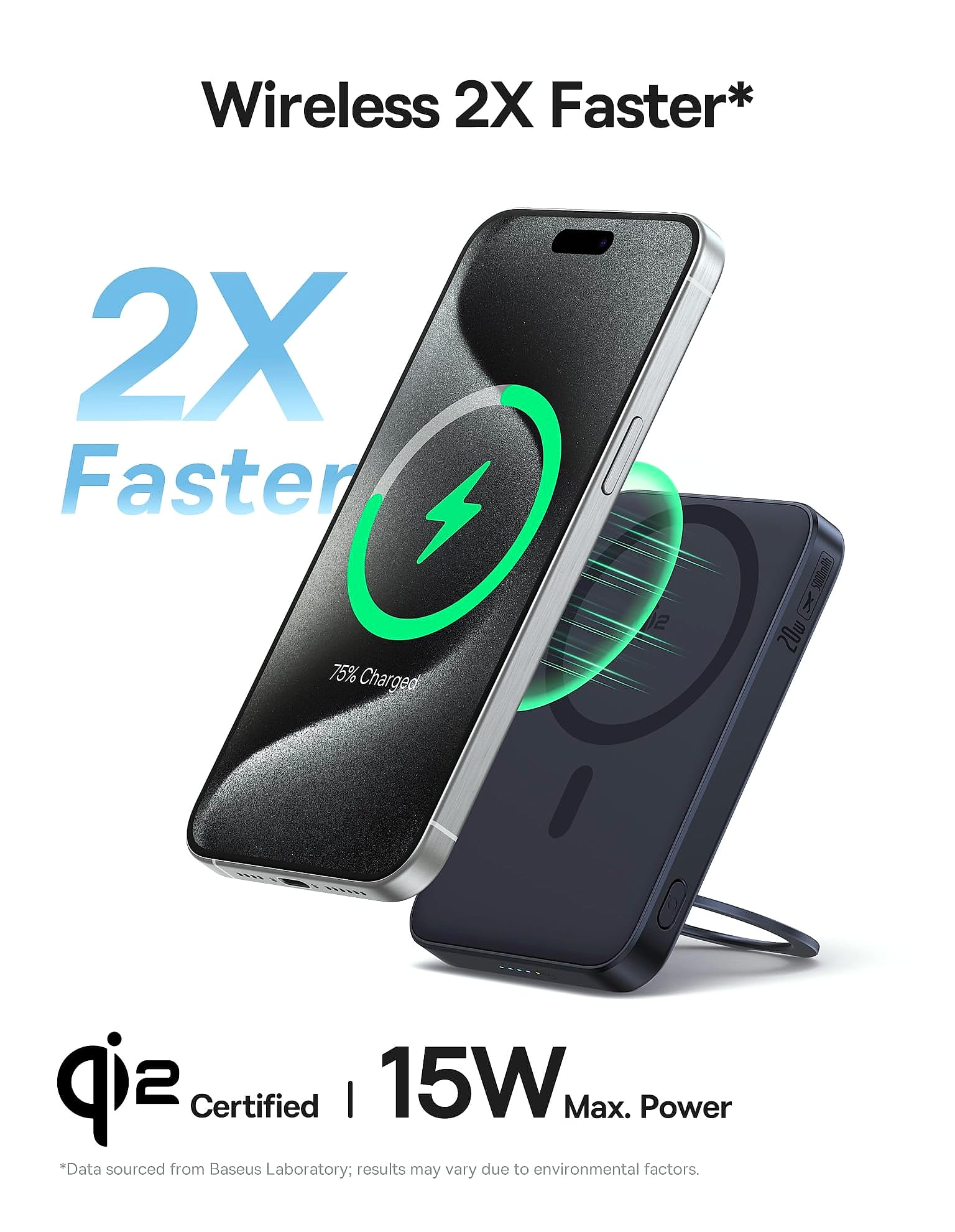 Baseus PicoGo 5000mAh Qi2 Magnetic Wireless Power Bank