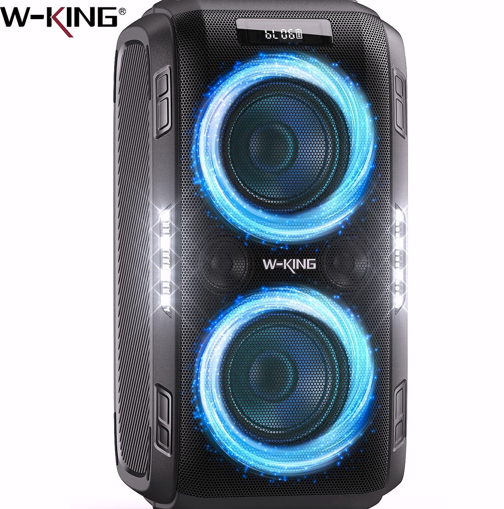 W-King 250W Peak Bluetooth Speaker with 120dB Bass