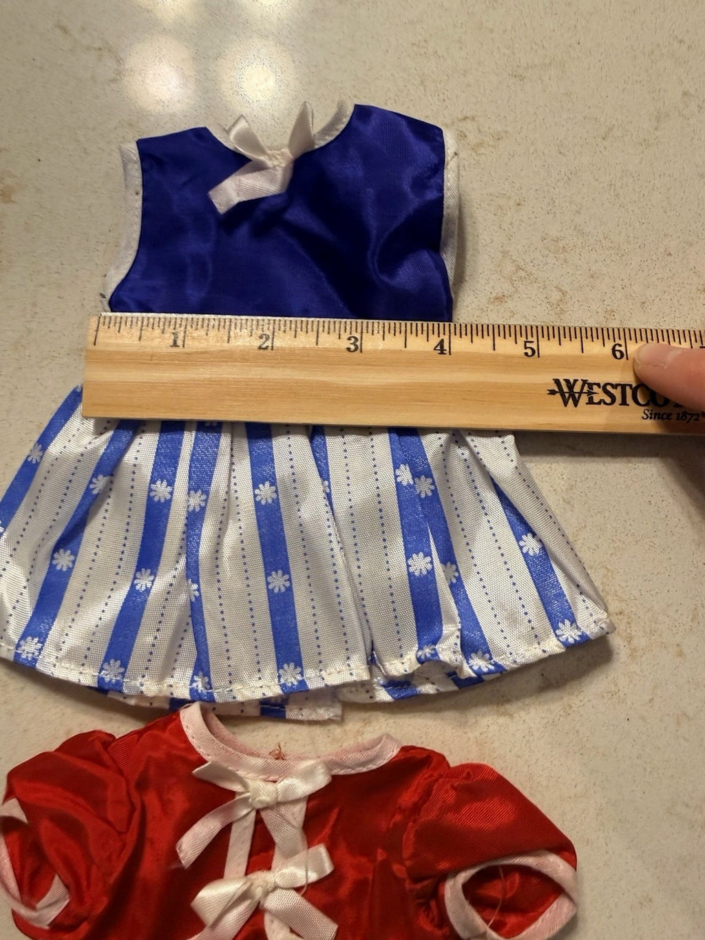 Vintage Lot of Small Doll Clothes Dresses and Underpants