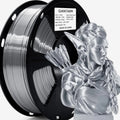 Silk Metallic Silver PLA 3D Printer Filament 1Kg Spool, 1.75Mm Dimensional Accuracy