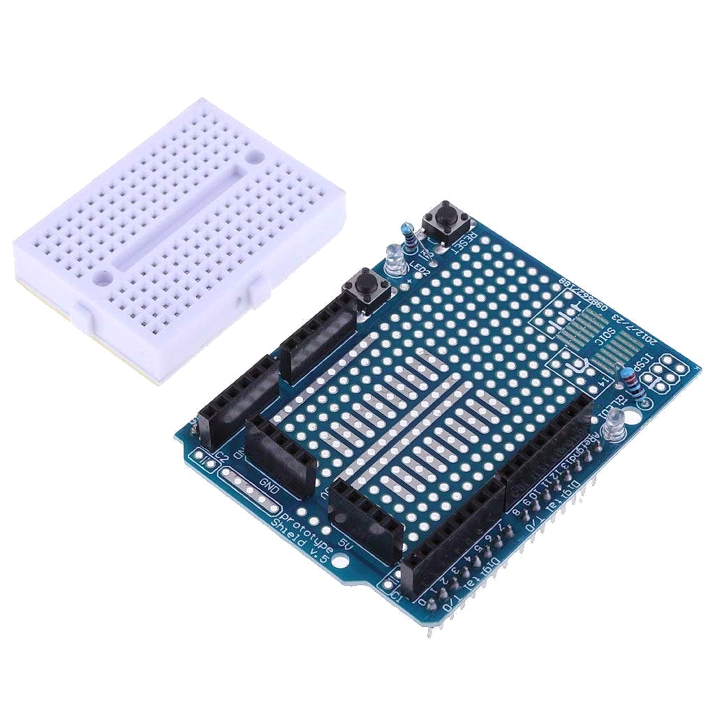 HiLetgo UNO R3 Proto Shield Expansion Board with Mini Breadboard Kit