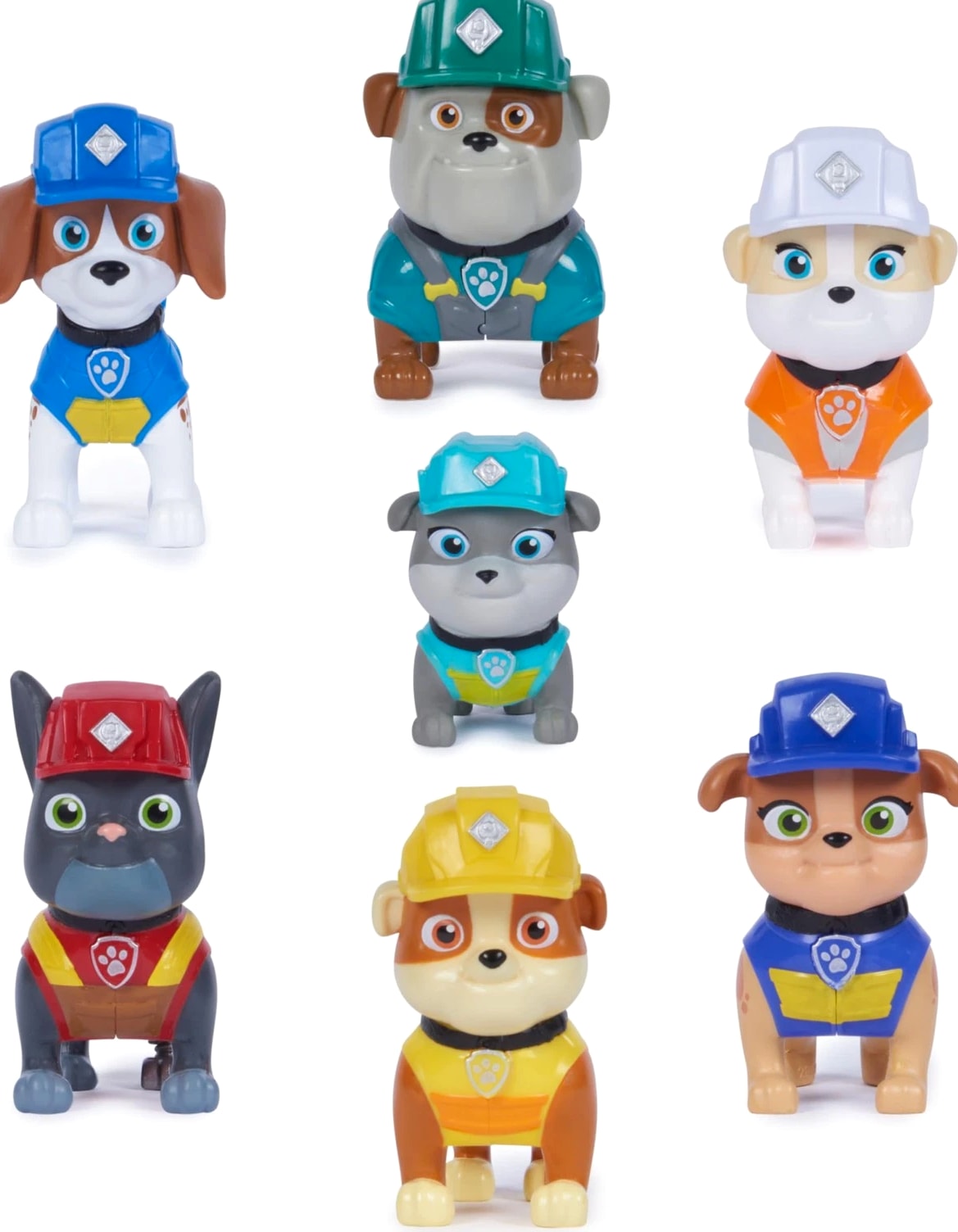Rubble & Crew, Toy Figures Gift Pack, with 7 Collectible Action Figures, Kids...