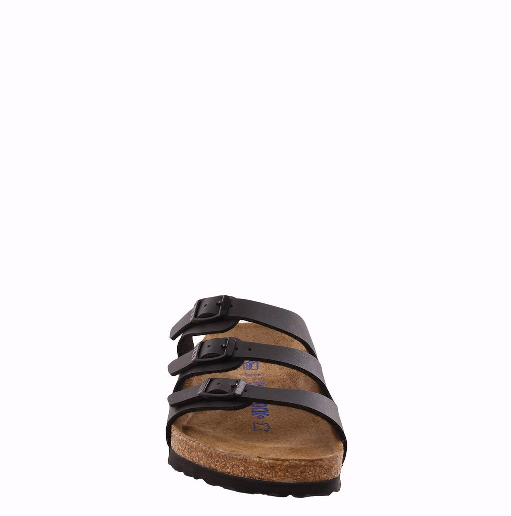 Birkenstock Florida Soft Footbed Sandal Black Women's Size 38